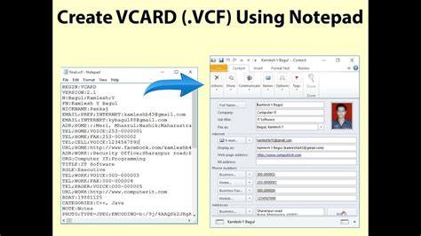 dummy contacts vcf file.